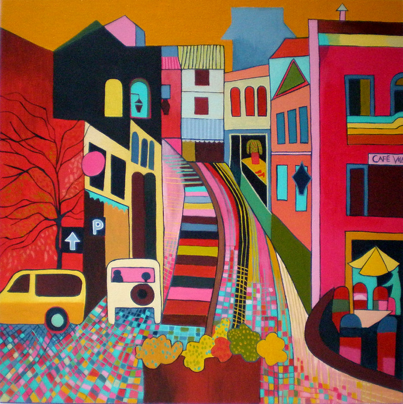 The donkey steps, Monchique, 60 x 60cm €500
