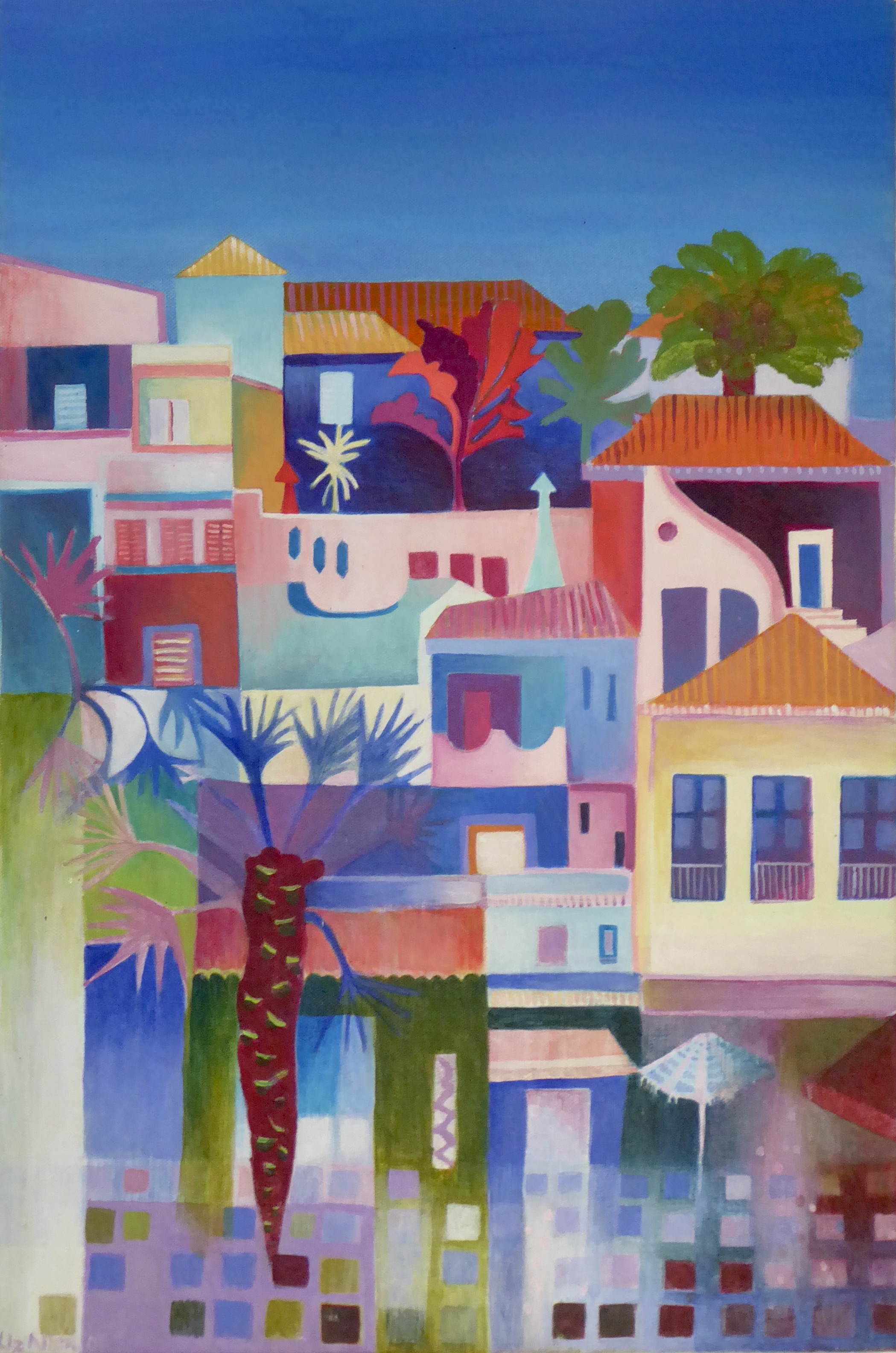 Painting of Albufeira, Portugal